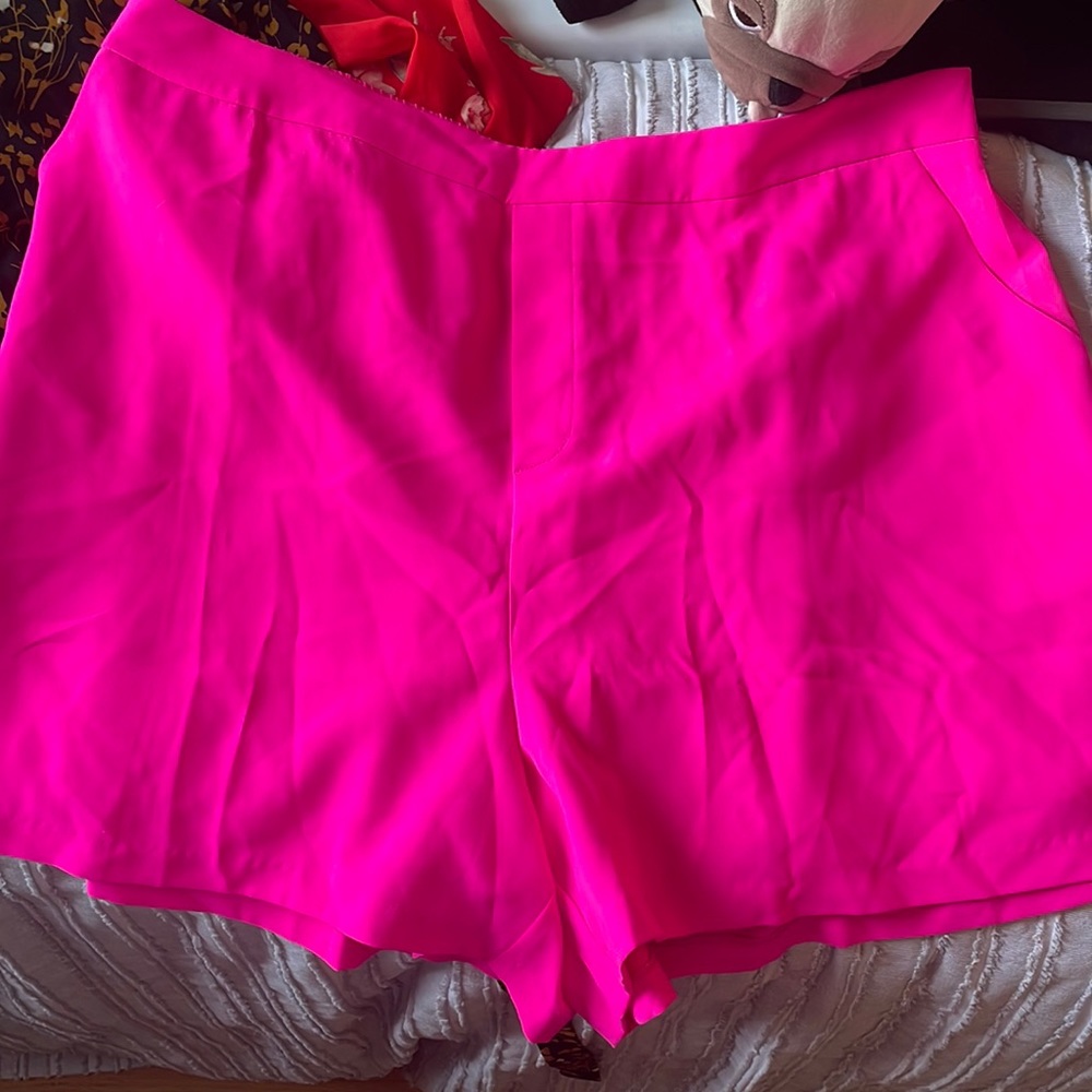 Never worn hot pink shorts